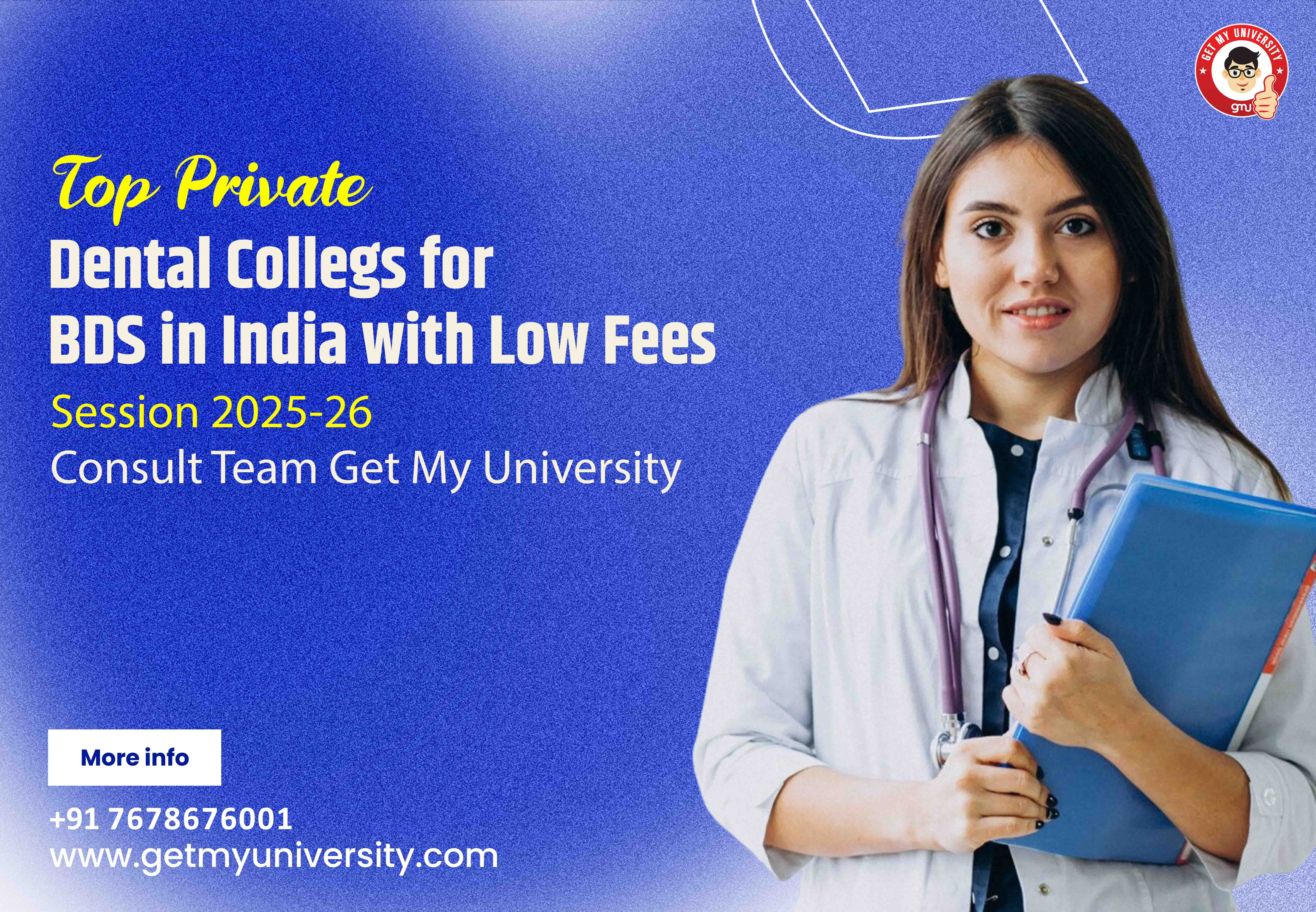 Top Pvt Dental Collegs for BDS in India with Low Fees